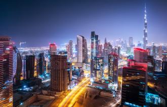 Fototapeta Dubai noční
